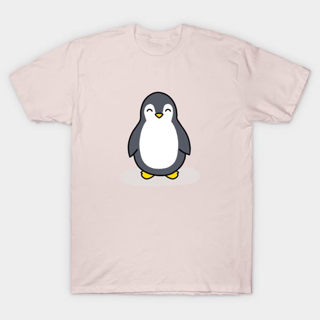 Cute Penguin T-Shirt by lisanisafazrin